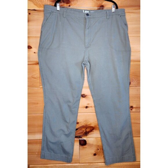 Women’s LEE Carpenter Workwear Pants Green SIZE 22 Plus Size 22 Lee Dungaree - Picture 1 of 16